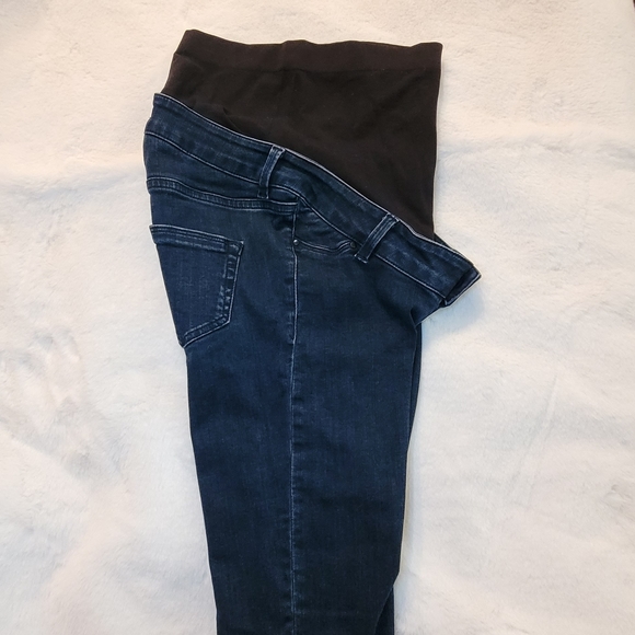Seraphine Premium Indigo Over Bump Maternity Jeans Size 2 - Picture 16 of 16
